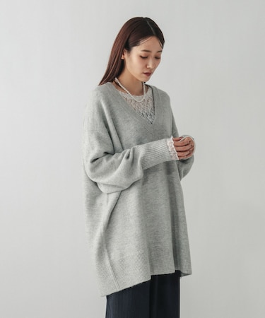 フワフワHugmeVネックチュニック/577892