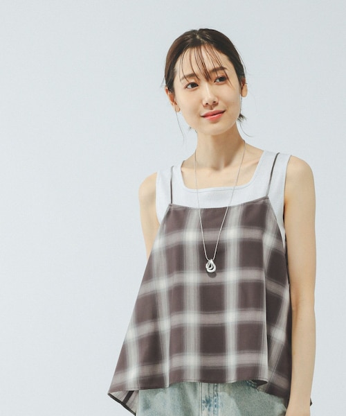 CITYSHOP★ チェックビスチェ チェックビスチェ/579508｜グローバルワークの通販｜&mall