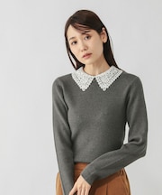 メルティレース襟2WAYプルオーバー/579672