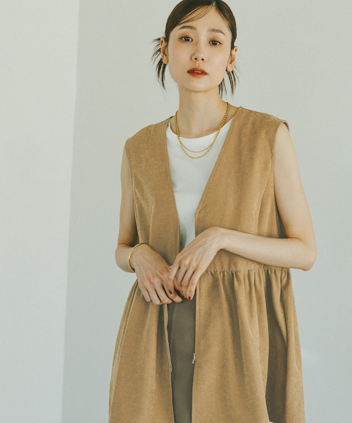 ピーチサテンベスト/580832｜グローバルワークの通販｜&mall