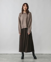 フワフワHugmeプリーツスカートSET/580923