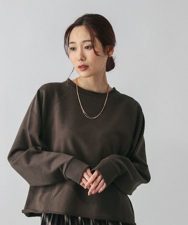 乾きやすいカラースウェットプルオーバー/580961