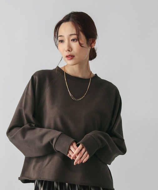 乾きやすいカラースウェットプルオーバー/580961