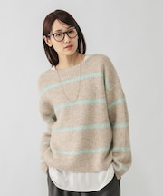 モヘヤタッチボーダープルオーバー/581173