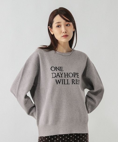 モールニットアソートロゴプルオーバー/581163