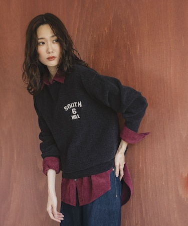 モールニットアソートロゴプルオーバー/581163