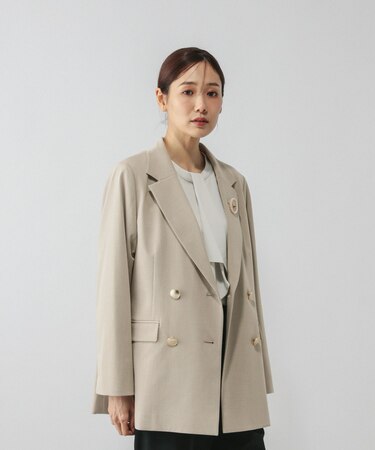 ウツクシルエットダブルジャケット/581025