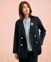 ウツクシルエットダブルジャケット/581025