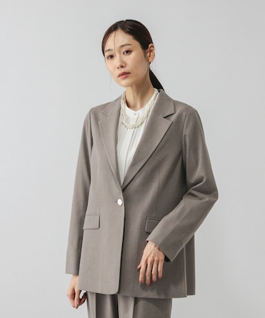 ウツクシルエットテーラードジャケット/581027