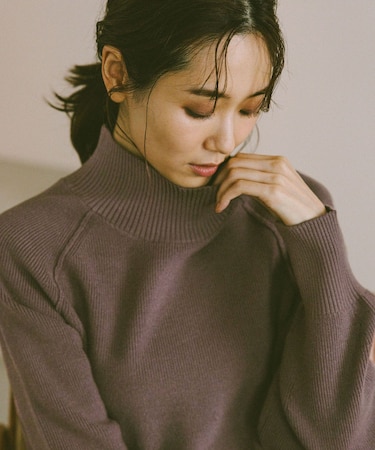 メルティハイネックアゼプルオーバー/581157