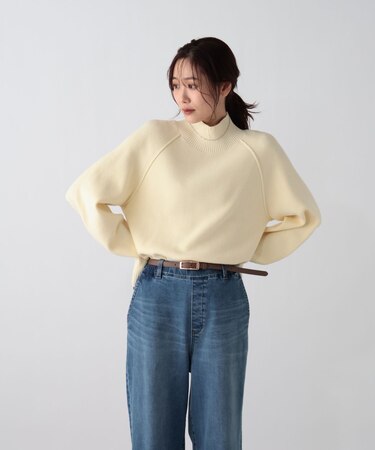 メルティハイネックアゼプルオーバー/581157