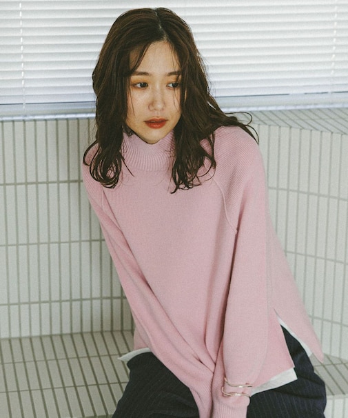 メルティハイネックアゼプルオーバー/581157