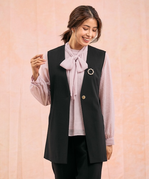 ウツクシルエットジレ/581033