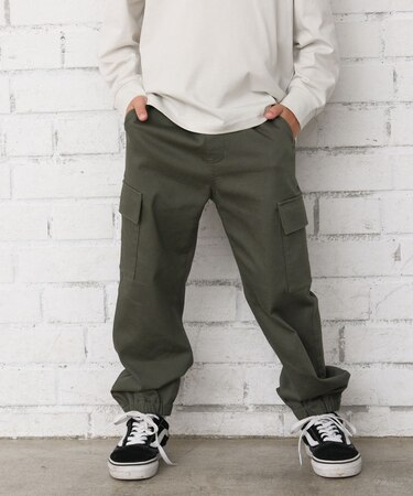 あったかスゴラクストレッチカーゴパンツ/キッズ/581226