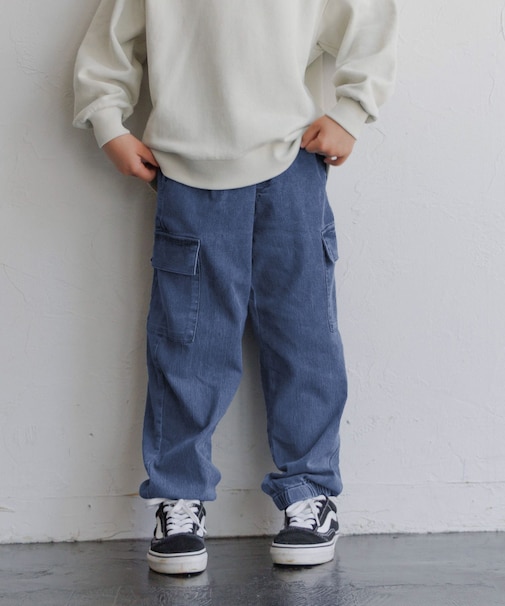 あったかスゴラクストレッチカーゴパンツ/キッズ/581226