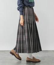 ワイドプリーツフレアスカート/583879