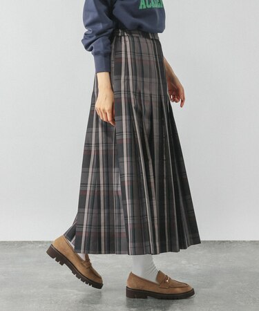 ワイドプリーツフレアスカート/583879