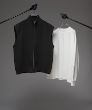 トクトク2SET/ベスト&長袖Tシャツ/CLEAN MODE/584621