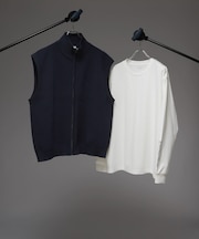 トクトク2SET/ベスト&長袖Tシャツ/CLEAN MODE/584621