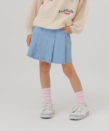 CHEER ONデニムスカート/100-120cm展開/586525