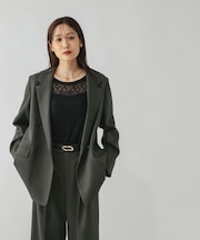 お手入れラクラクセットアップ/ダブルジャケット/587828