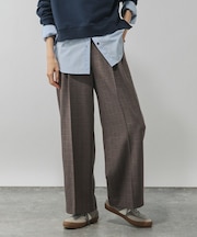 お手入れラクラクセットアップ/ワイドパンツ/587724