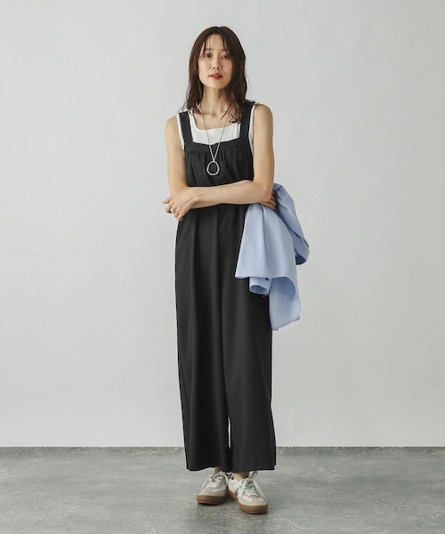 サロペット（グレー）の通販｜&mall（アンドモール）三井ショッピング