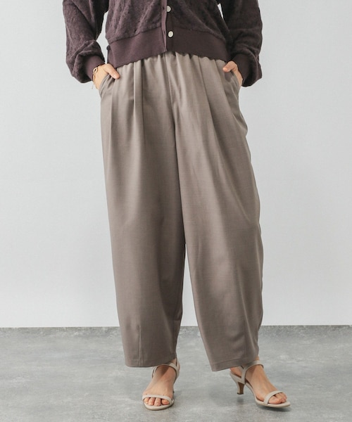 お手入れらくらくギャザーワイドパンツ/149889｜グローバルワークの