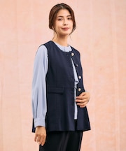 ツイードペプラムジレ/591837