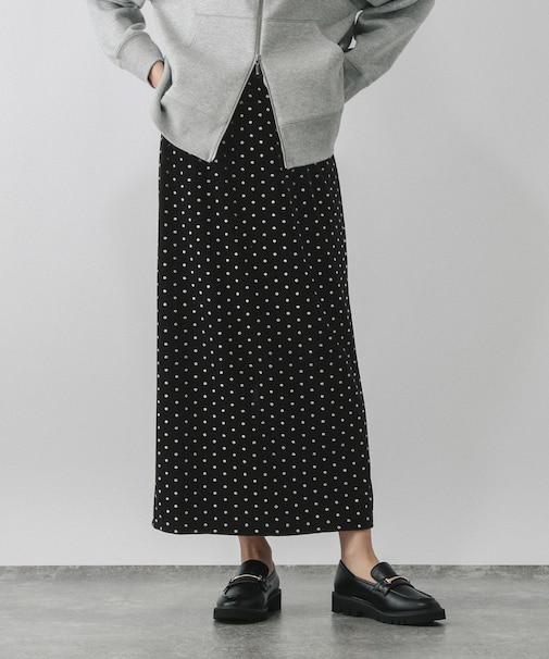 グリッターベロアＩラインスカート/593330