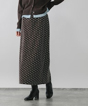 グリッターベロアＩラインスカート/593330