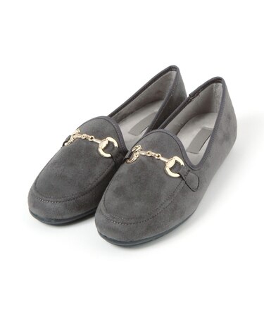 らくっション起毛ビットローファー/593267