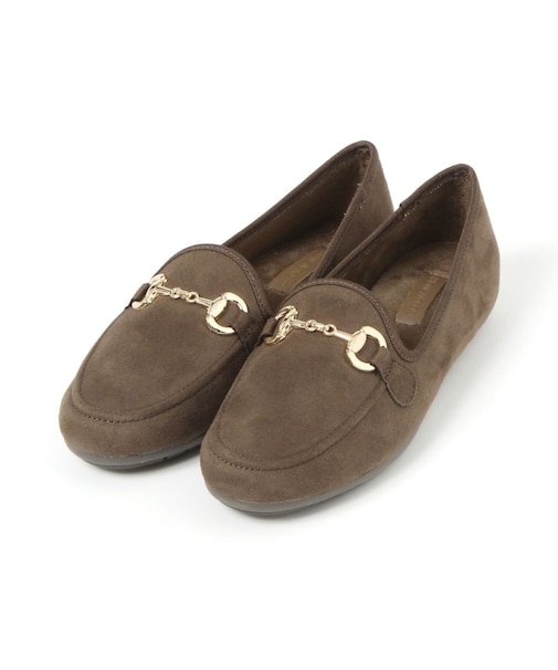 らくっション起毛ビットローファー/593267