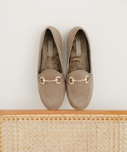 らくっション起毛ビットローファー/593267