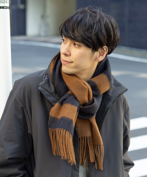 ファインタッチリバーシブルマフラー/593191