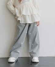 あったかGOODデニムワイド/キッズ/595633