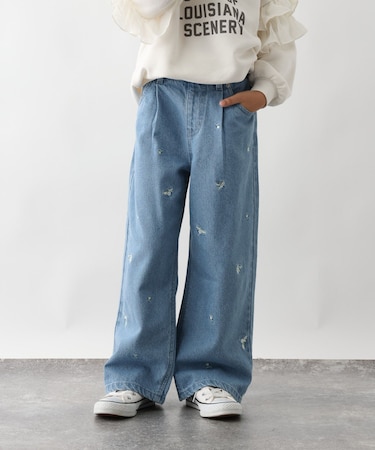 あったかGOODデニムワイド/キッズ/595633