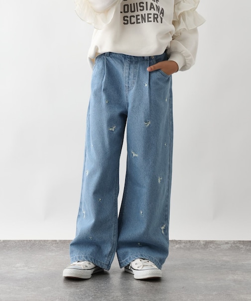 あったかGOODデニムワイド/キッズ/595633