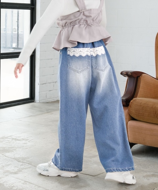 あったかGOODデニムワイド/キッズ/595633