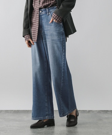 GOODデニムリラックスワイドパンツ/595403