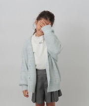 洗えるMIXニットラメカーデ/キッズ/599745