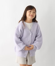 洗えるMIXニットラメカーデ/キッズ/599745