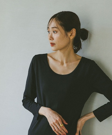 Fffit エフィット/あったかコットンインナーTシャツ/9分袖/600063