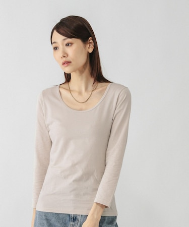 Fffit エフィット/あったかコットンインナーTシャツ/9分袖/600063