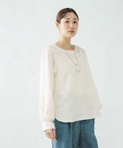 ジャガード2WAYブラウス/601068