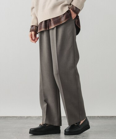 ウツクシルエットWクロスイージーストレートパンツ/601347