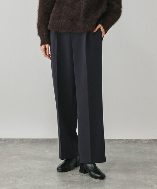 ウツクシルエットWクロスイージーストレートパンツ/601347