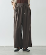 フレンチリネンワイドパンツ/600996