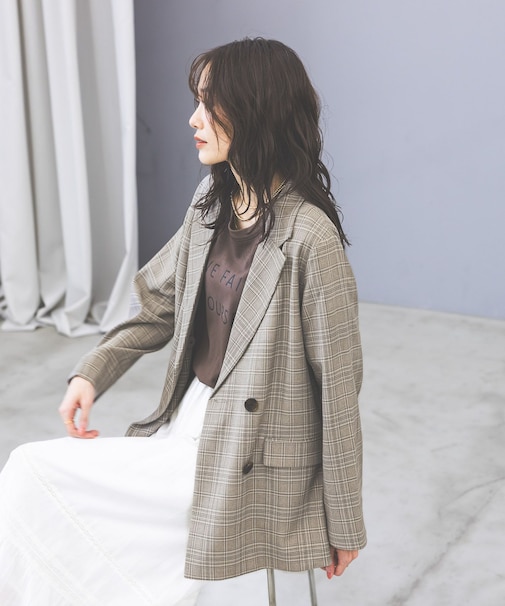 お手入れラクラクセットアップ/ダブルジャケット/601280