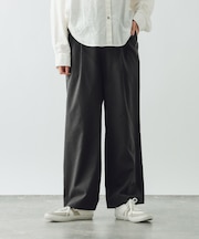 イージーケアリネンストレートパンツ/600994